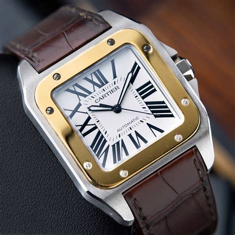 quanto costa il cartier santos 100|Cartier Santos 100 for sale.